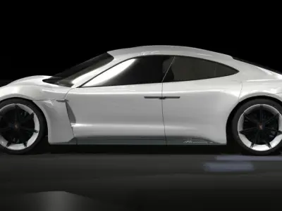 Porsche Mission e  3D model