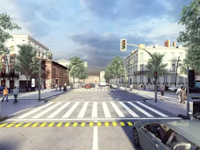 Street building Lumion 3D model
