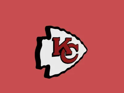 Kansas City Chiefs Team Logo 3D model