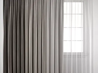 curtain 459 3D model