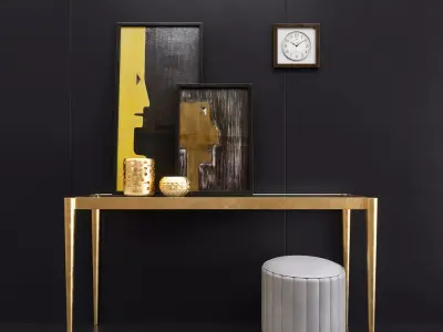 Decorate set table 3D model 3D model