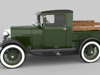 1929  Model A Pickup 3D model