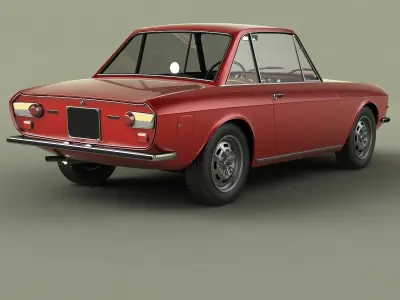 Lancia Fulvia Coupe series 3 3D model
