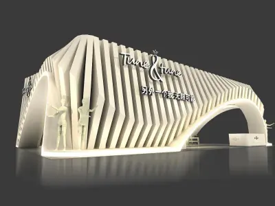 Exhibition - Area - 15X9-3DMAX2009-01 3D model