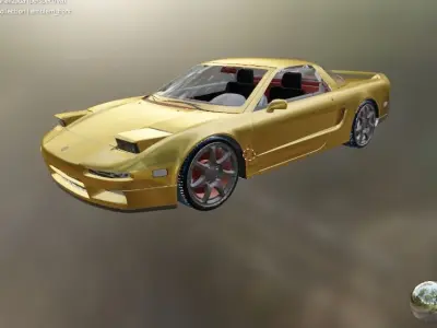 vintage collector cars 3D model