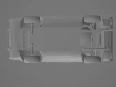 Lancia Stratos HF Free low-poly 3D model