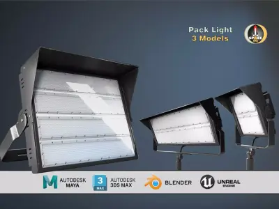 light 01 Low-poly 3D model