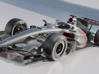 Audi Formula 1 team 2026 car 3D model