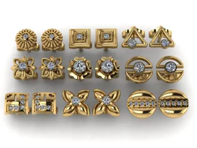 Earring 3D print model