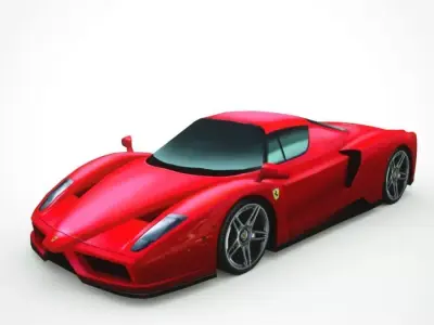 Ferrari Enzo 2004 Low-poly 3D model