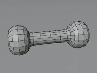  Dumbbell and weight  Free low-poly 3D model