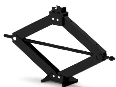 Black Car Jack 3D model