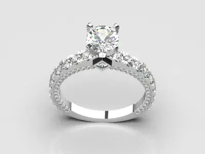 Wedding ring  3D print model