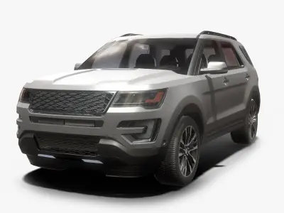 Suv  Car Low poly Low-poly 3D model