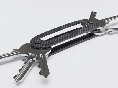 Key organizer 3D model