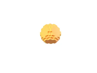 Table Tennis Ball v1 001 Low-poly 3D model