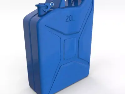 Jerry Can 3 PBR Low-poly 3D model