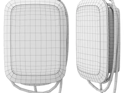 Volkswagen electric vehicle charging station 3D model