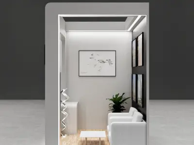 booth 3x2  3D model