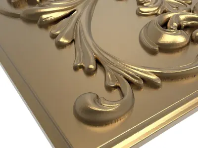  decorative pattern ready for 3D printing 3D model 345
