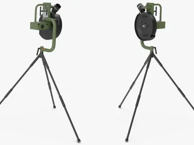 Baseball Pitching Machine 3D model