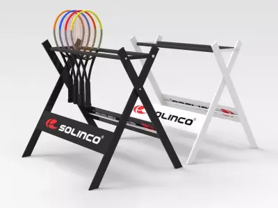 Tennis Racket Stand 3D model