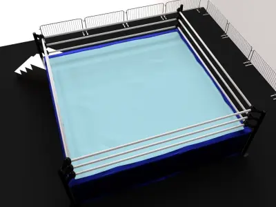 Wrestling Ring 3D model
