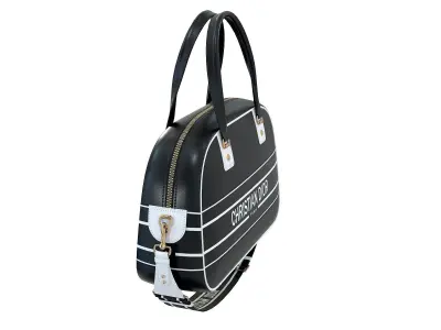 Dior Vibe Classic Bowling Medium Bag Black Low-poly 3D model