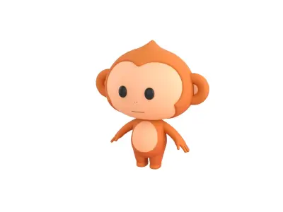 Character078 Monkey 3D model