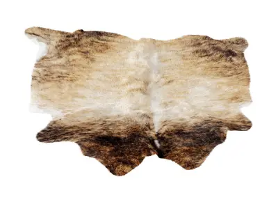 Animal skin rug 05 3D model