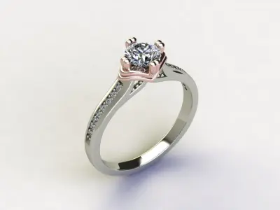 Diamond Ring 004 Free 3D print model