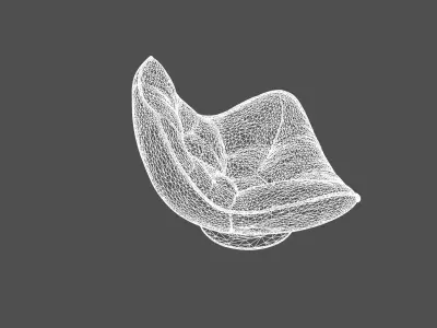 Modern Designer Lounge Chair   3D model