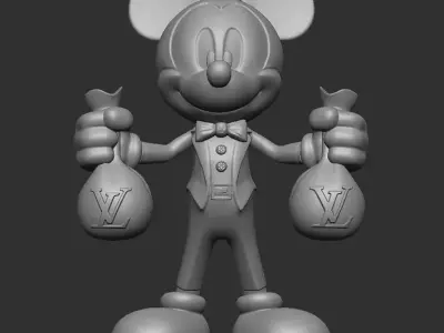 Mickey Mouse version Louis Vuitton 3D print model