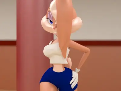 Lola Bunny Classic 3D model