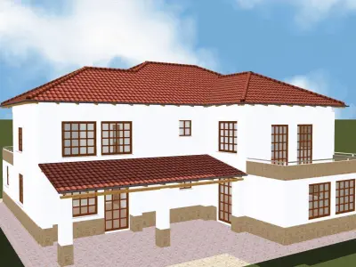 House 24 3D print model