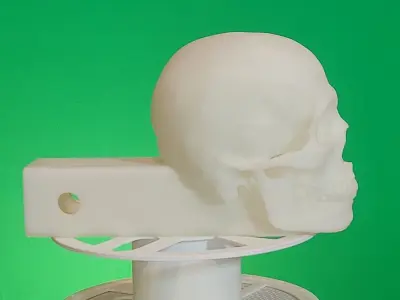 Skully the Trailer Hitch Cover 3D print model