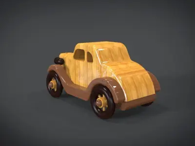 1935 Five-Window Coupe Toy Car 3D print model