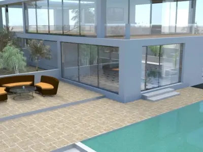 modern family House 3D model