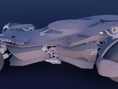 Batmobile 3D Print Model 3D print model