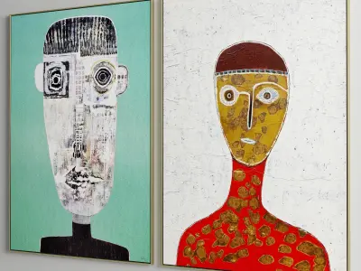 Photo Frame 74 Low-poly 3D model