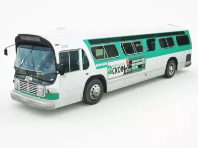 Bus v1 Low-poly 3D model