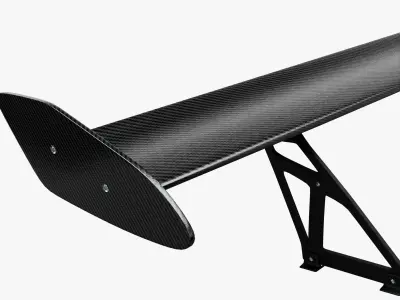 Car Spoilers Pack Low-poly 3D model