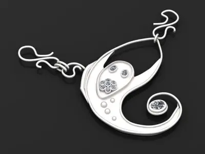 jewelry model abstract  3D print model