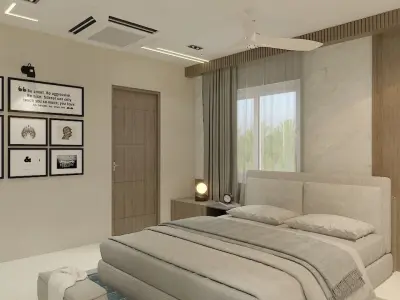 Bedroom Interior Design - 3 3D model