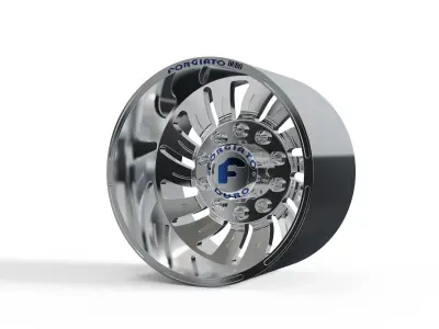 REAR forgiato Turbinata DURO DUALLY WHEEL 3D print model