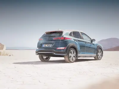 Hybrid modern hatchback car unbranded 3D model