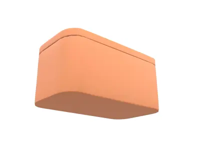 Tissue Box v1 001 Low-poly 3D model