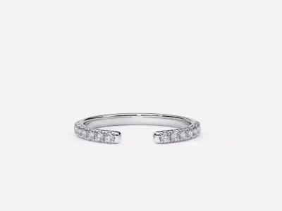 ZDR0164 diamond ring 3D print model