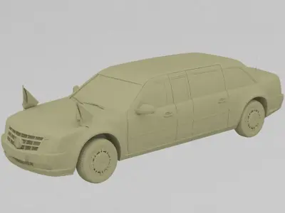 Cadillac Presidential 3D print model