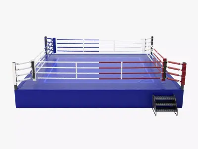Boxing Ring OVERSIZED 3D model